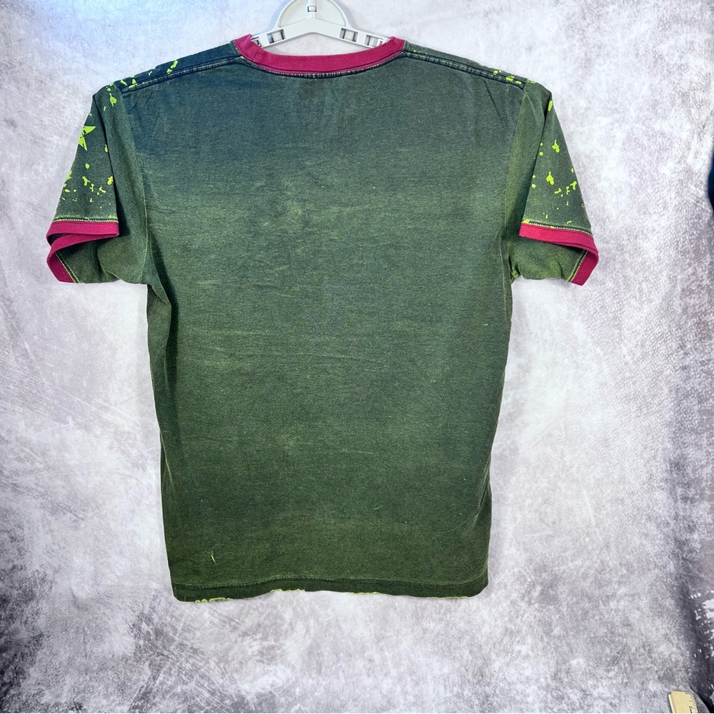 Dragonfly Clothing Company Shirt Mens Large Green Graphic Crew Neck - Picture 4 of 8